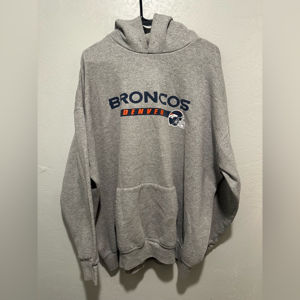 NFL Gray Broncos Hoodie